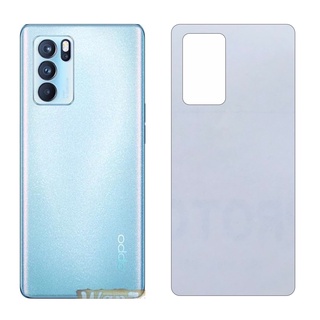 Miếng Dán Lưng Oppo Reno 6 Pro 5G (Chip MediaTek) Decal Trong Nhám Chống Vân Tay