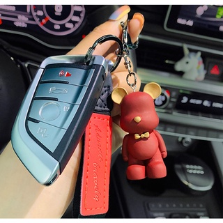 [CÓ SẴN] Móc Khóa Hình Gấu Bear Brick Hàn Quốc Cá Tính Cute - Móc Treo Chìa Khóa Oto Xe Máy