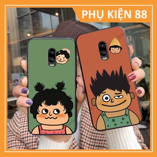 Ốp lưng Samsung J7 Plus / J7+ ốp điện thoại LineBear, bé tóc xù, hoa siêu đẹp