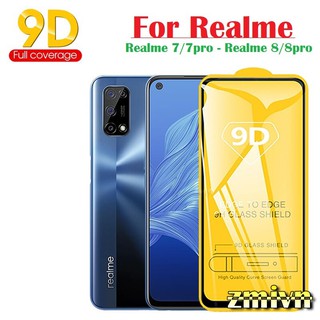 Cường lực Full màn Realme 8- 8 pro Realme C20  Realme Q 5 pro 5  Realme X2 Realme X2 pro Realme 5i Realme 5C  Realme 6