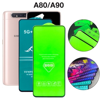 Kính Cường Lực SamSung A80 A90 full màn cao cấp chống rơi vỡ trầy xước cảm ứng mượt mà tặng kèm khăn lau màn hình