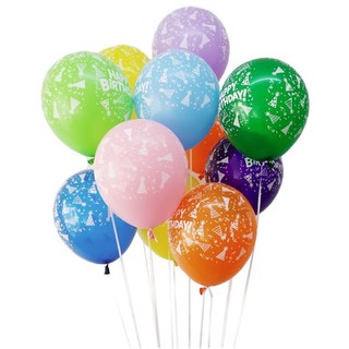 Combo 10 bóng in chữ happy biryhday Đủ Màu
