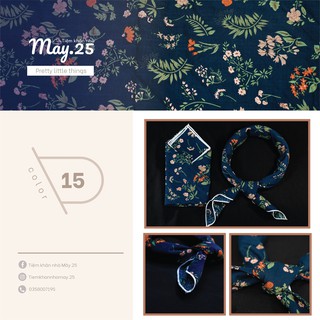 KHĂN VUÔNG BANDANA, TURBAN, VINTAGE màu 15