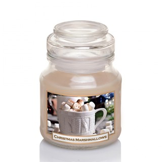 Hũ nến thơm tinh dầu Bartek Candles BAT0929 Christmas Marshmallow 130g (Hương kẹo dẻo)