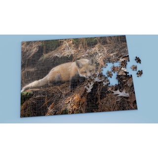 Tranh ghép hình Animal - Tranh ghép hình FOX - Mẫu 2 - Nhận in hình tranh ghép theo yêu cầu
