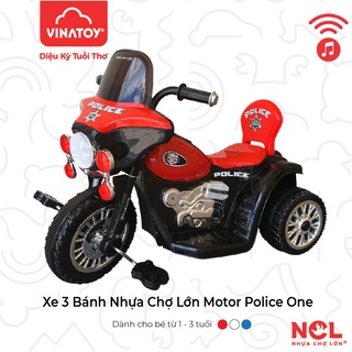 Xe 3 bánh Nhựa Chợ Lớn Motor Police One - M1724-X3B