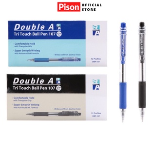 Set 10 bút bi Tri touch Double A Pison, bút bi cute ngòi bút 0.7mmm - 1 bộ