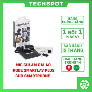 Mic Ghi âm cài áo Rode Smartlav Plus cho Smartphone | Chính Hãng