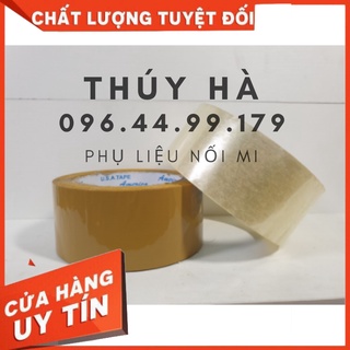 Băng keo dán thùng hàng 200 yar, 1 cuộn,dụng cụ nối mi_THÚY HÀ