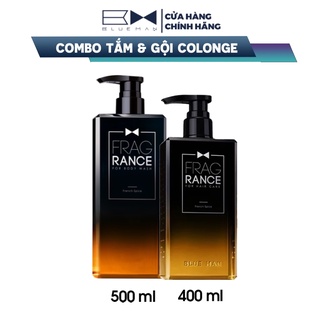 Combo Sữa Tăm &amp; Gội BLUEMAN Hương Colonge Thơm Dài Lâu 500ml+400ml