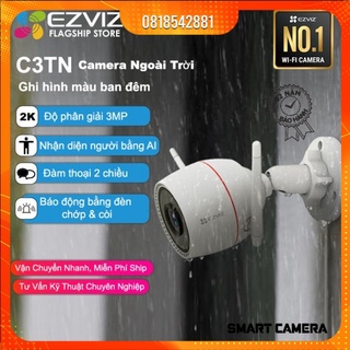 Camera 3MP WIFI Ngoài Trời EZVIZ C3TN 2K Outpro C3W Chính Hãng Bảo Hành 24TH