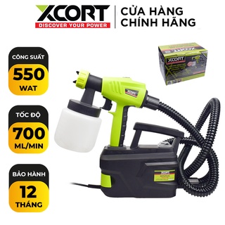 Súng phun sơn cầm tay 550W XCORT Model XQP04-550 Sơn pu Sơn dầu lõi đồng