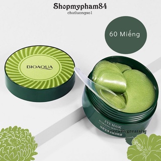 Mặt Nạ Mắt BIOAQUA Xanh Tảo Biển Mờ Thâm, Xóa Nếp Nhăn, Chống Lão Hóa 60 miếng