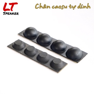 Chân đế loa sẵn keo, chân cố định loa tự dính 12mm, 16mm - (Bộ 4 cái)