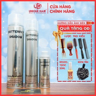[CHÍNH HÃNG STORE HÀ NỘI] Gôm keo xịt giữ nếp tóc Butterfly Shadow 320ml - 600ML Siêu Giữ Nếp