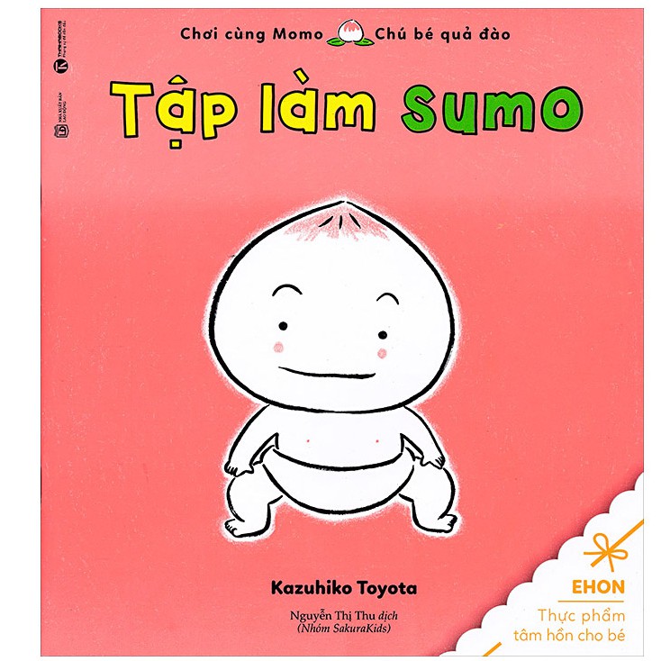 Sách - Ehon - Momo tập làm sumo