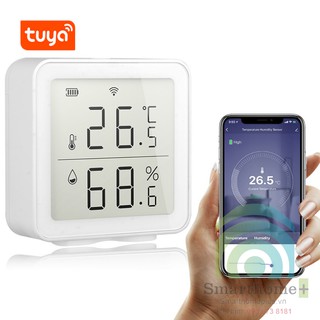 Màn Hình Cảm Biến Nhiệt Độ Độ Ẩm Wifi Tuya TTH3