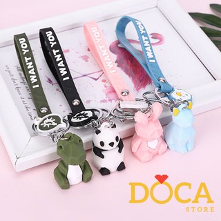 Móc khóa 10 mẫu hình thú MK01
