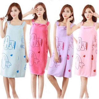 Khăn tắm 2in1 - Áo choàng tắm đa năng tiện lợi nhiều màu No.101792