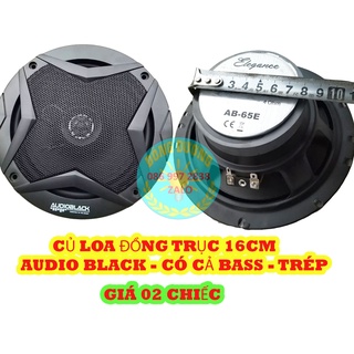 [Mã 154ELSALE2 giảm 7% đơn 300K] 2 LOA Ô TÔ - LOA ĐỒNG TRỤC - AUDIO BLACK 65E - GỒM CẢ BASS TREBLE