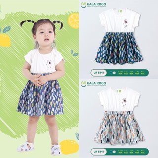 [CHÍNH HÃNG] Váy Bé Gái từ 6 Tháng đến 5 Tuổi chun eo UalaRogo