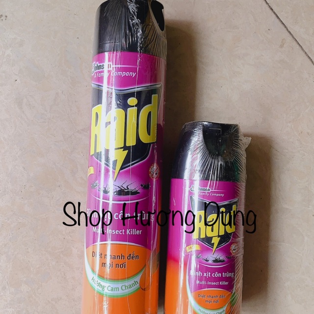 Bình xịt côn trùng muỗi gián... Raid
