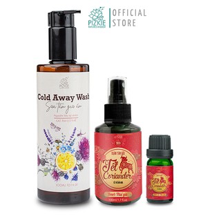 Combo Mừng Tết: Tinh Dầu Mùi Già + Toner Mùi Già+ Nước Tắm Giữ Ấm