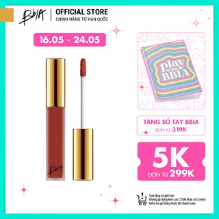 Son Kem Lì Bbia Last Velvet Lip Tint Version 3 - 12 Sweet Boss (Màu cam cháy) 5g - Bbia Official Store