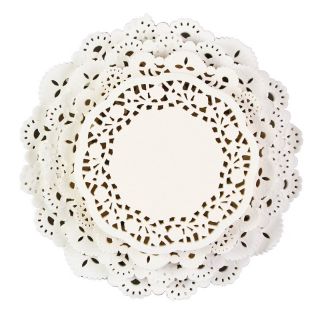 Krisna.room ♡ Set 24 tờ giấy ren tròn trang trí nhiều size xinh xắn