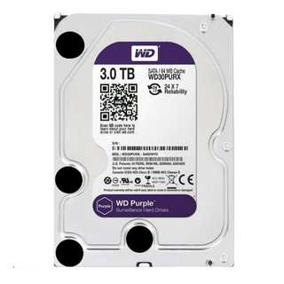 Ổ cứng gắn trong HDD Western Digital Purple 3TB, SATA 3, 64 Cache - Ổ cứng chuyên dụng cho Camera - Bảo hành 24 tháng
