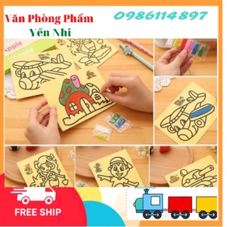 Tranh cát cho bé a6