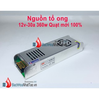 Nguồn tổ ong 12V 30A 360W mới 100% dạng nhỏ