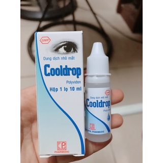 Cooldrop Dung dịch nhỏ mắt làm ẩm và cấp ẩm cho mắt Lọ/10ml