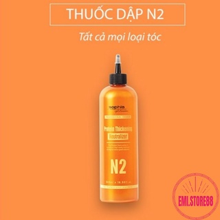 Thuốc dập định hình tóc uốn N2 Protein chống nát tóc Sophia Platinum 500ml