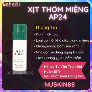 Xịt Thơm Miệng AP24 NuSkin -Anti-Plaque Breath Spray