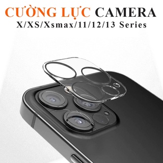 Kính Cường Lực Camera iphone X Xs Xsmax 14 Promax 11 Pro max 12 Pro max 13 Pro max 12 13 Mini [ Nguyên cụm Camera ]