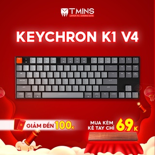 Bàn phím Keychron K1 V4 Bluetooth 5.0 ( Hàng chính hãng)