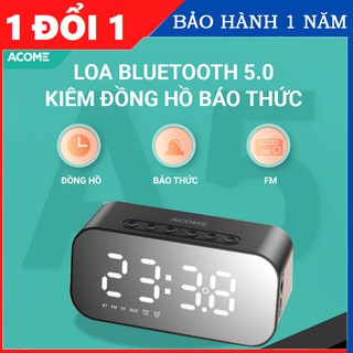 Loa bluetooth 3 in1 - Kiêm đồng hồ báo thức - kiêm trang trí pc - pin cực trâu - dùng liên tục 3 ngày