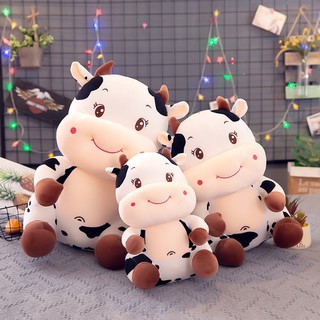 Gấu Bông Bò Sữa Ngồi Siêu Khổng Lồ 80cm, Bò Sữa Cute Cao Cấp, Hàng Nhập Quảng Châu, Gấu Bông- Qùa Tặng