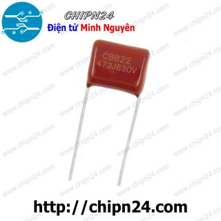 [5 CON] Tụ CBB 630V 473J 473 (0.047uF 47nF) 10mm