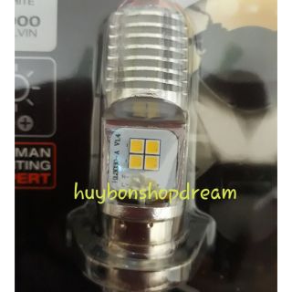 Bóng led siêu sáng chân m5 lắp cho xe Dream