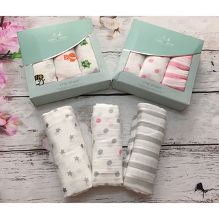 Hộp 3c Khăn Aden Anais cho bé