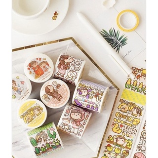 Băng keo Washi tape hãng Duga họa tiết dễ thương - 7 Style - 4,5x160cm