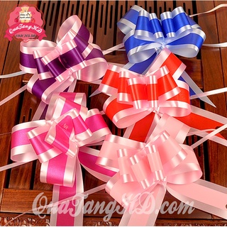 Tệp 10 Chiếc Nơ Rút 5cm Buộc Quà Gói Quà Gói Hoa