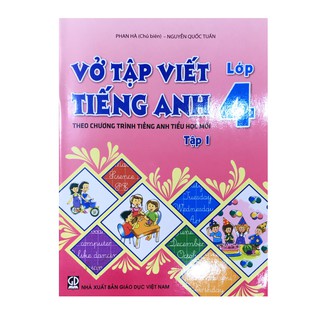 Sách - Vở tập viết Tiếng Anh lớp 4 tập 1