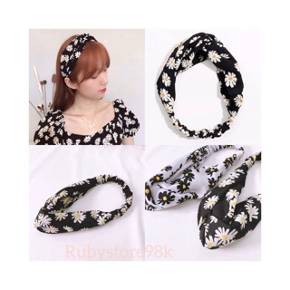 Băng đô turban vải chéo cực xinh