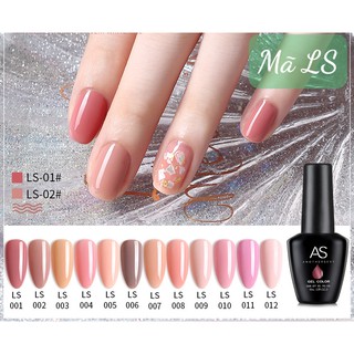 Sơn gel AS tone hồng mã LS ( chai đen )