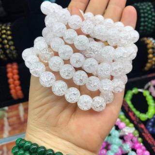Vòng tay nữ đá tuyết trắng