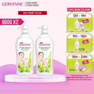 [Mã COSBDAG5 giảm 8% đơn 150k] Combo 2 Sữa tắm trắng da Gervenne Green Lily 900g/chai