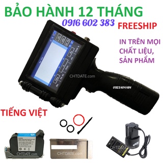 Máy in date cầm tay giá rẻ,Màn hình cảm ứng bảo hành 12 tháng, có ngôn ngữ tiếng Việt